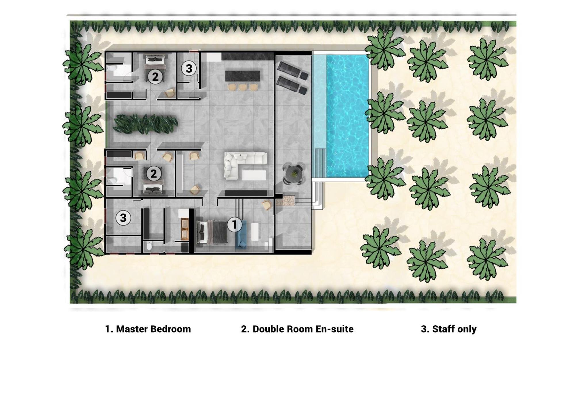 The Oasis Residence Jambiani  Eksteriør billede